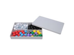 Kit Com 140 Modelos Moleculares De Química, Modelo De Bola E Bastão De Química Orgânica Para Que As Crianças Aprendam Química Orgânica.
