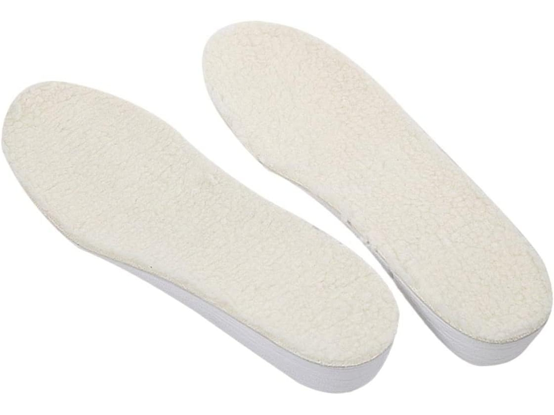 Palmilhas Orfofe De Lã Quente E Pu Para Aumento Altura, Tamanho G Para Homens E Mulheres