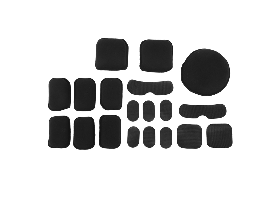 Sistema de Forro de Casco, Almohadillas Eva, Preto S/MARCA