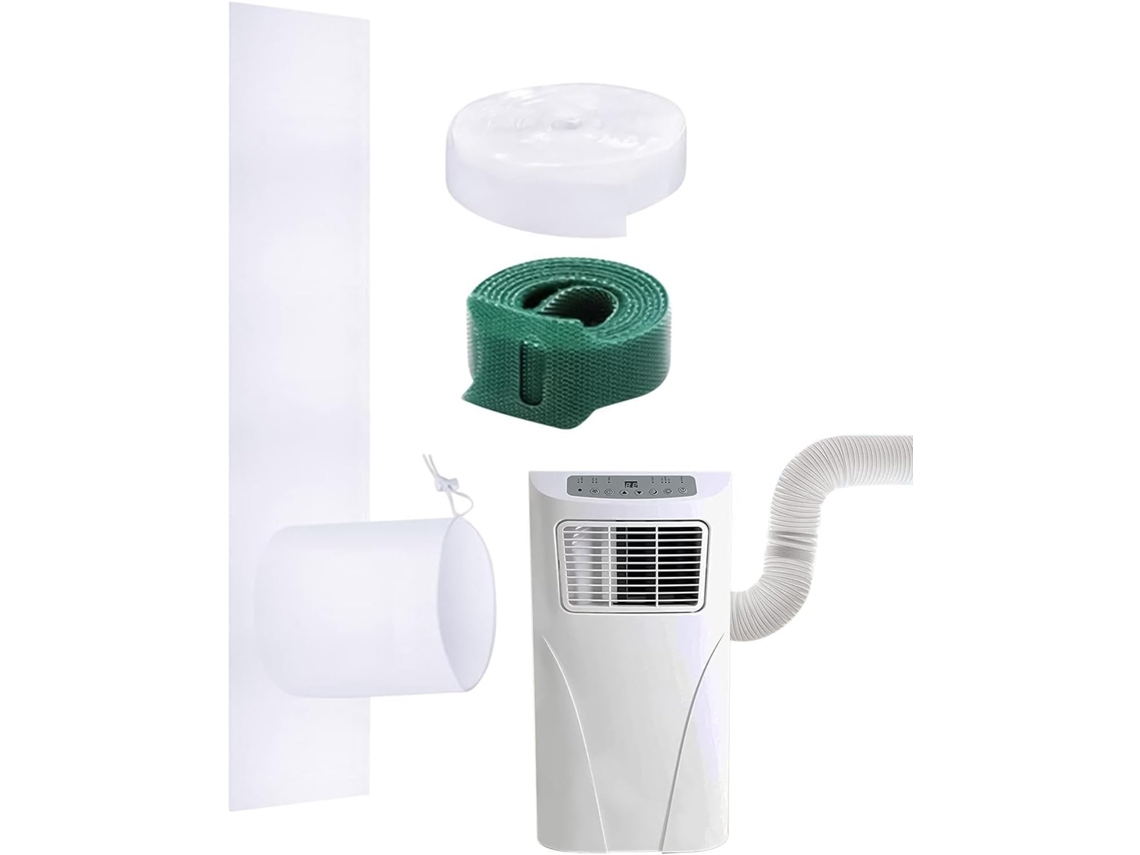 Kit De Vedação Janelas Para Ar Condicionado, Bloqueador De Isolamento Para Sistemas Hvac