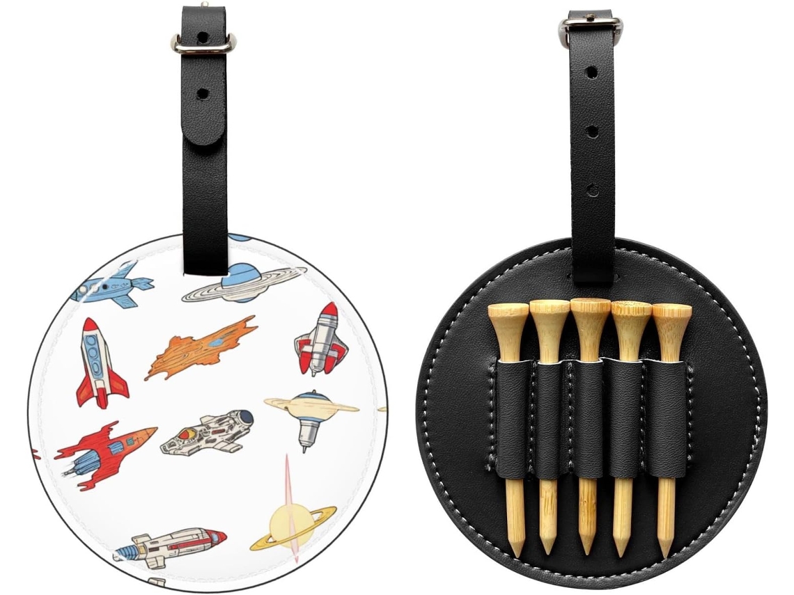 Bolsa para Tees de Golfe, preta | S/MARCA