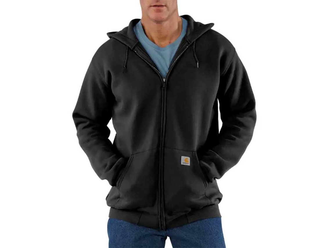 Moletom De Ajuste Solto Com Zíper K122 Cinzento 2XL CARHARTT