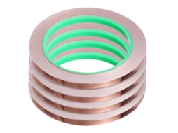 Fita Condutora De Cobre Autoadesiva 6, 35mm X 20m 4 Rolos Para Eletrônica, Soldagem, Artesanato E Reparos Elétricos