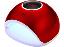 Secador de Unhas RAINSOLID Star5 Ultravioleta (Vermelho)