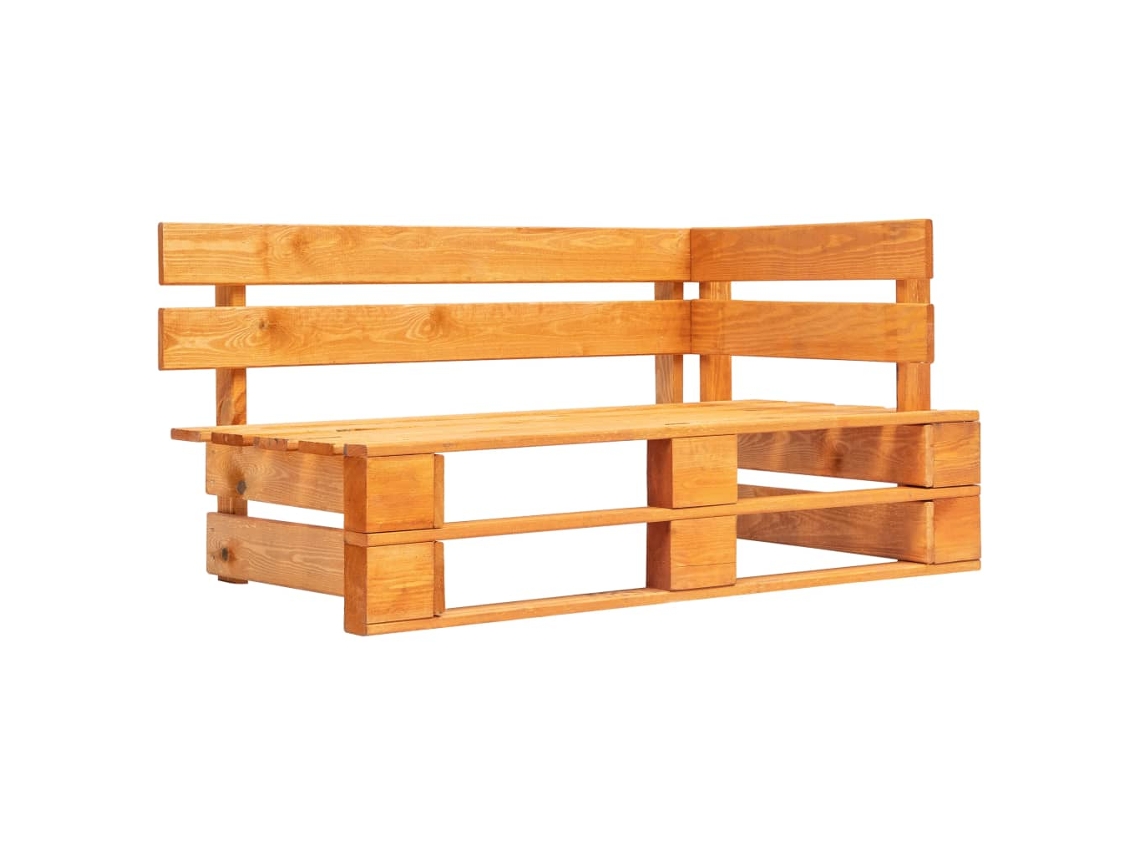 Maison Exclusive - 4 Pcs Conjunto Lounge Paletes Pinho Impregnado Castanho Mel