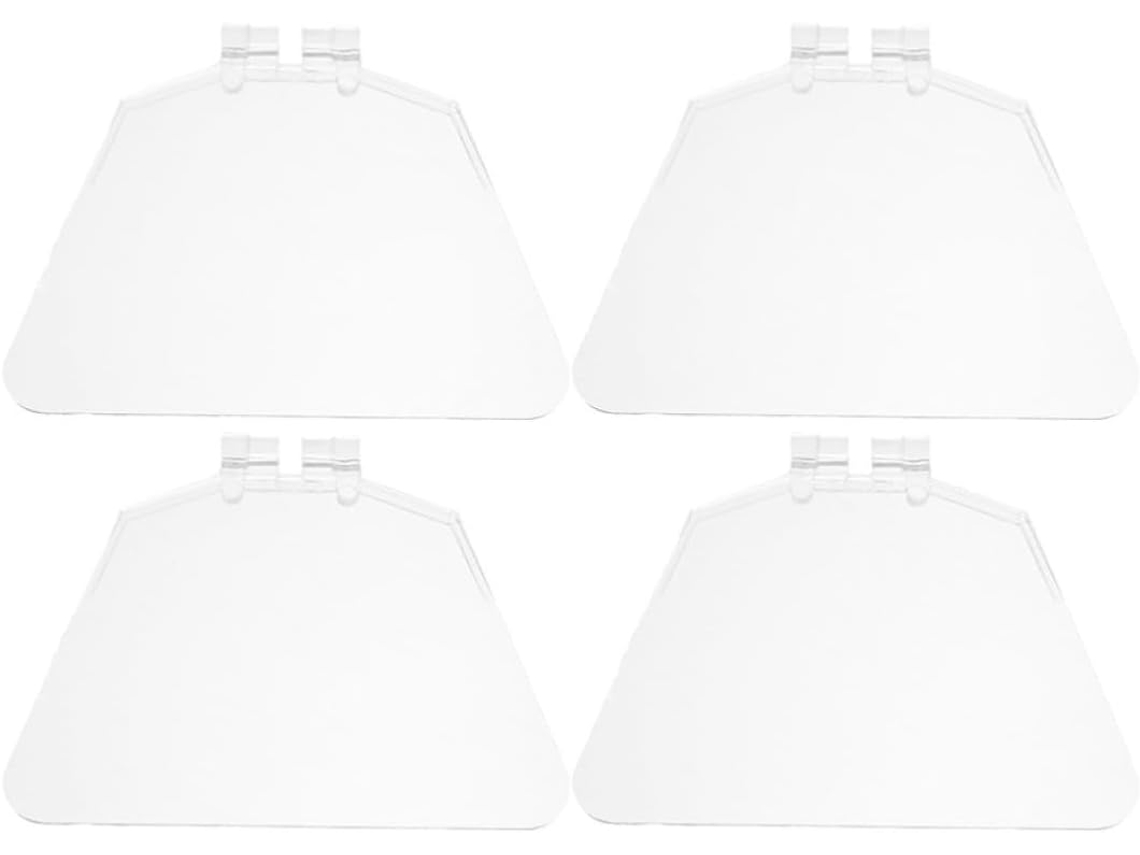 Conjunto De 4 Peças De Proteção Ocular Transparente Para Bancada |