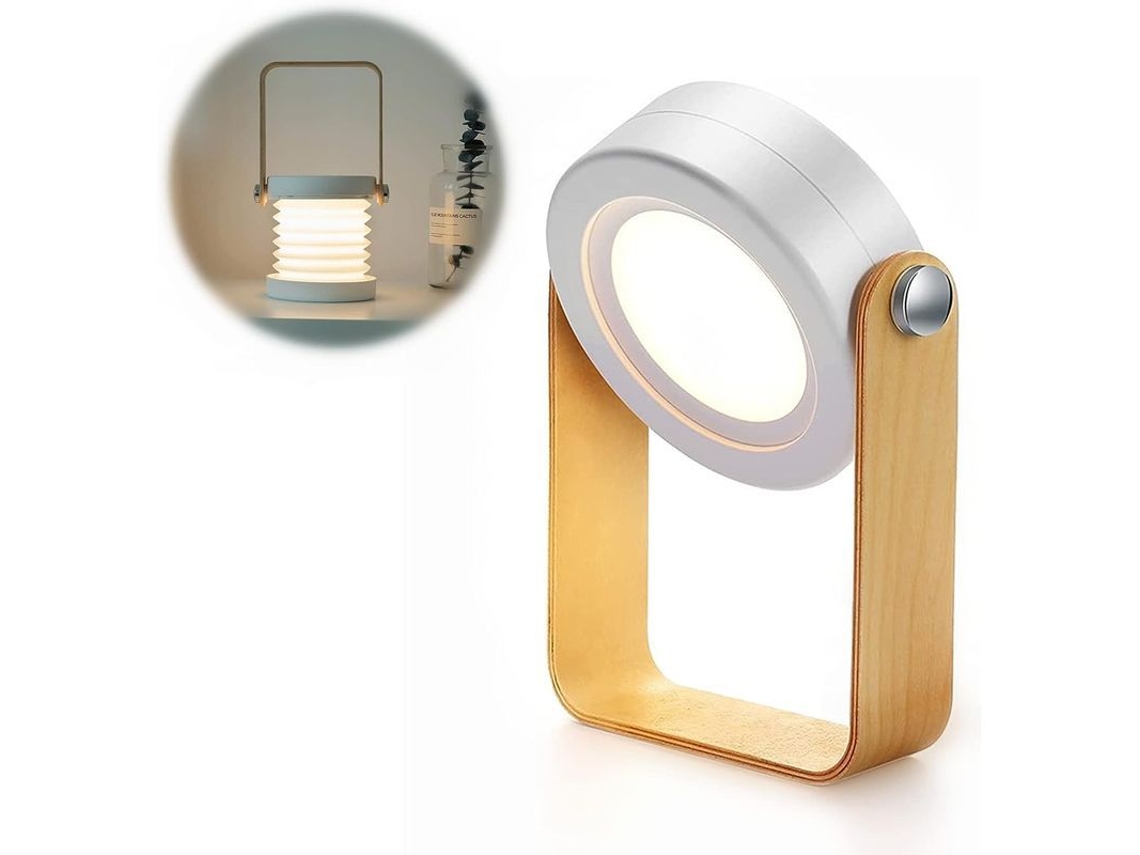 Luz de Leitura Plegável LED Nova Line com Carregamento USB e Alça de Madeira