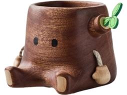 Organizador de mesa Madeira de grande capacidade com porta-lápis