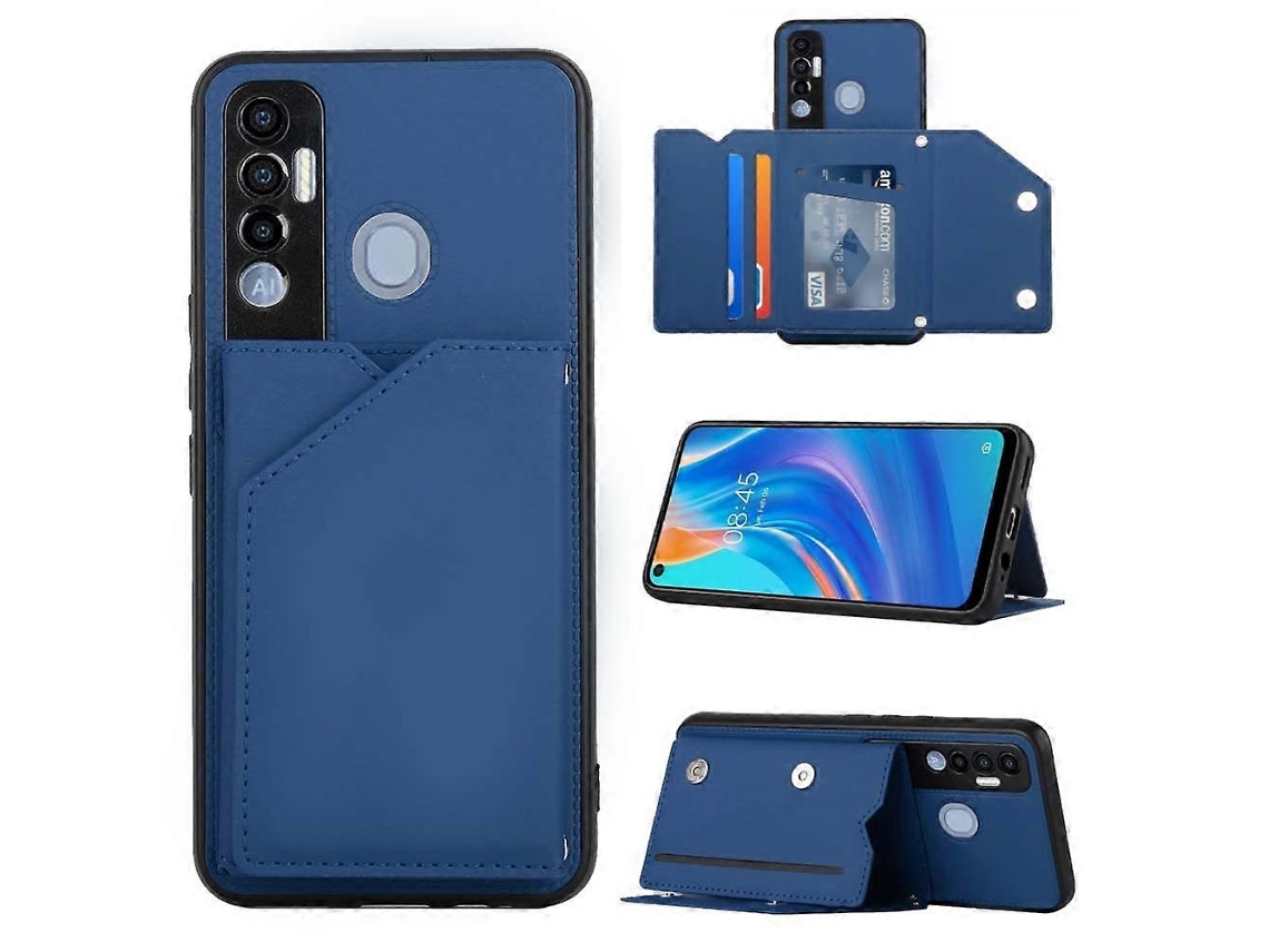 Capa De Celular Com Sensação De Pele Pu Tpu Pc Para Tecno Spark 7 Pro