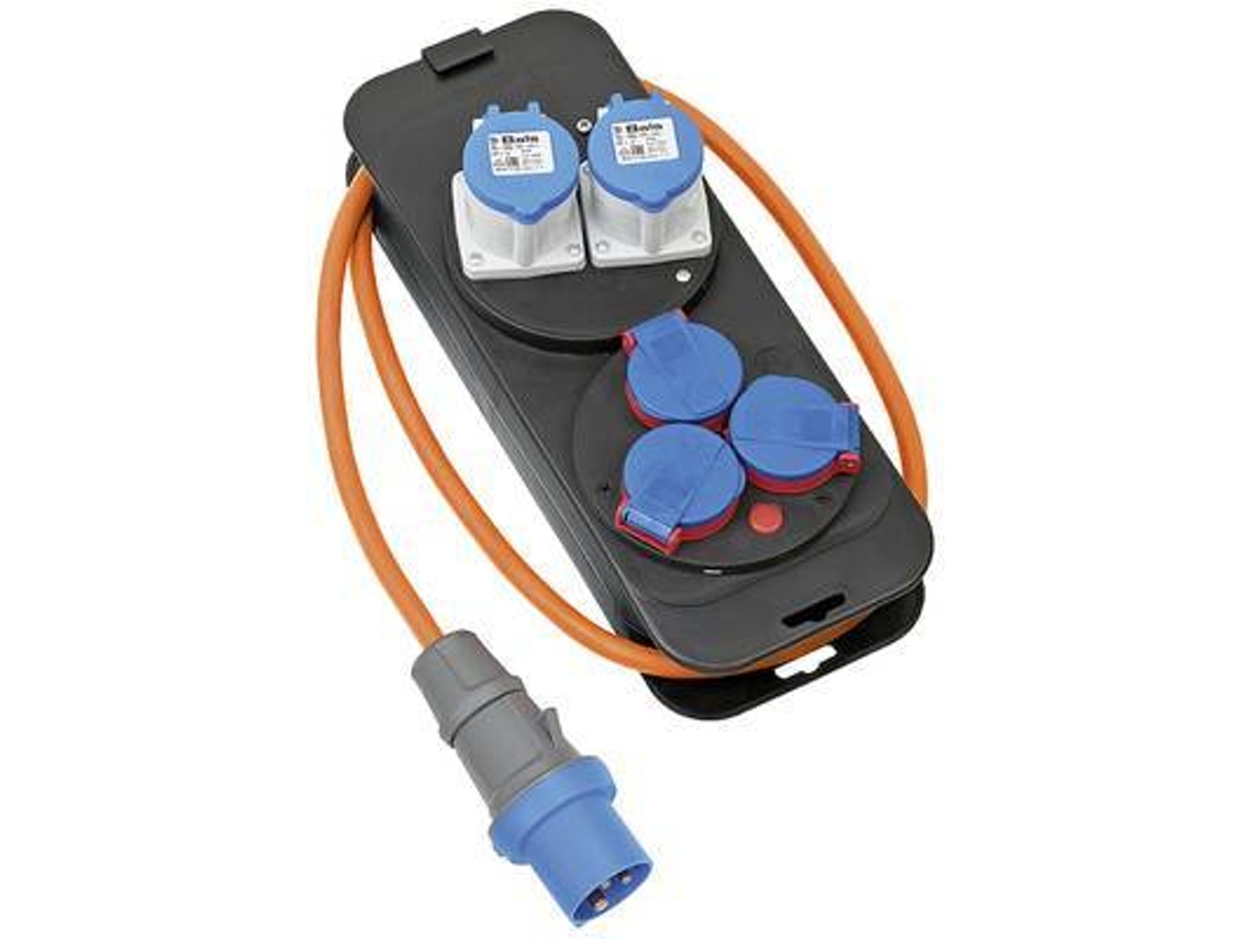 Camping Stroomstation 2Xcee230V/16A 3X230V 1,5M H07Rn-F3G2.5 Met Cee-Stekker