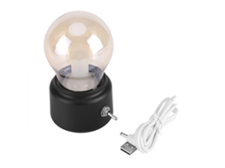 2026 luz Noturna Led Retro Creativa Recargable Usb Preta
