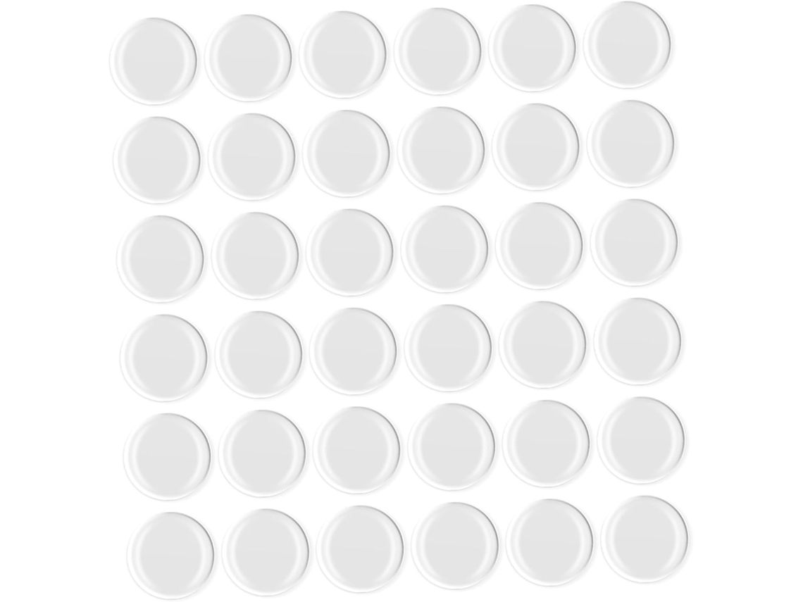 Lifkome 36 Peças Batentes Adesivos De Silicone Para Portas Armários, Móveis E Tampos De Mesa