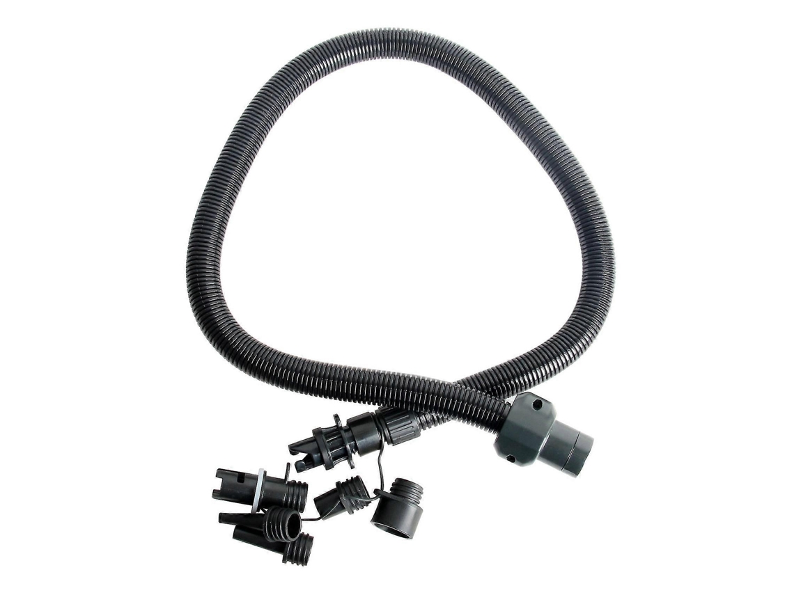 Mangueira Para Bomba De Ar Elétrica, 110 Cm, Plástico, Preto, 5 Bicos