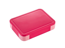 Lancheira Bento À Prova de Vazamentos para Adultos Rosa Vermelha EVELTEK One size