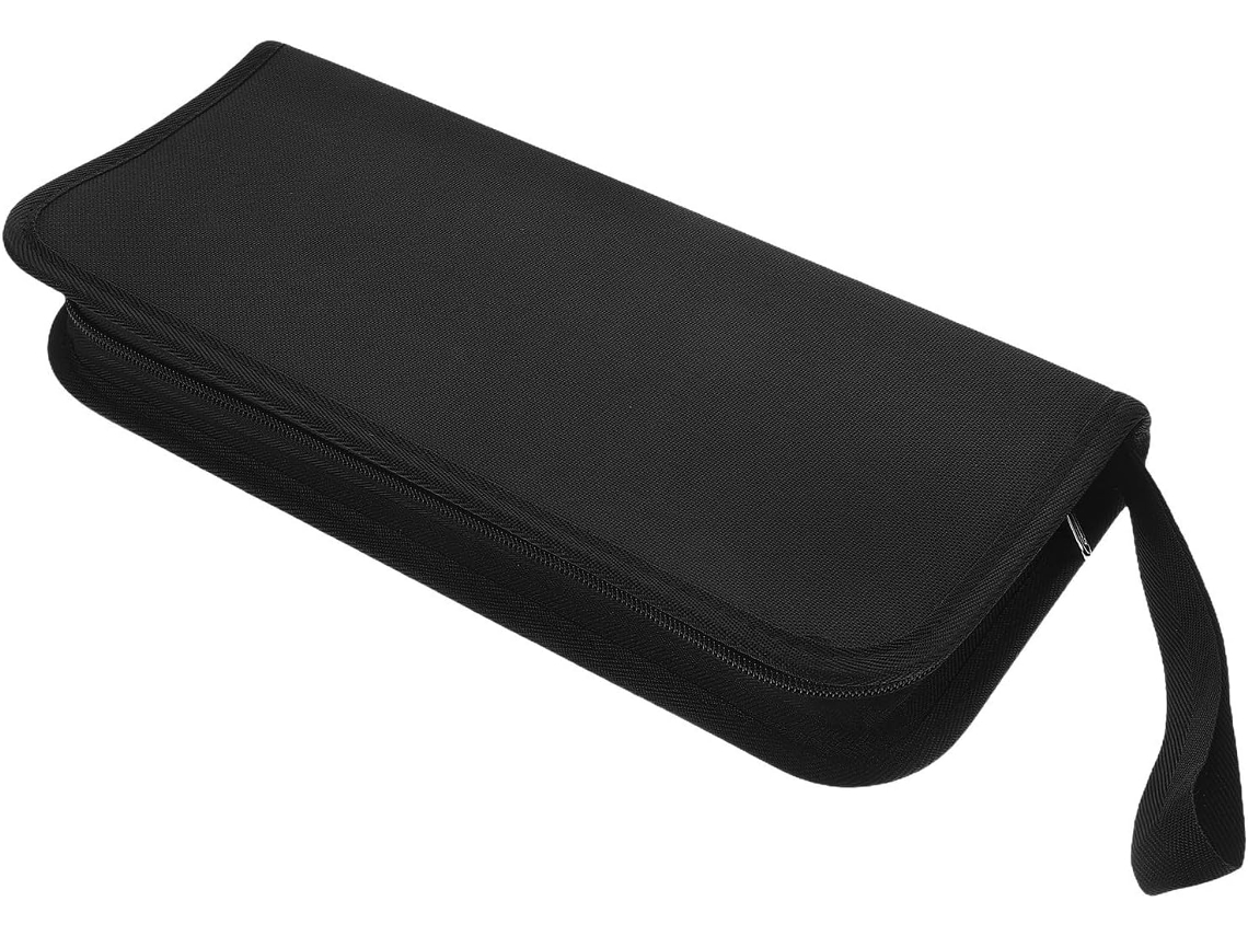 Bolsa organizadora portátil Housoutil para ferramentas de afinação de piano e guitarra, em tecido Oxford leve, prática e funcional.