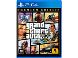 Jogo PS4 Grand Theft Auto V (Premium Edition) Jogo PS4 Grand Theft Auto V (Premium Edition) — RPG | Idade mínima recomendada: 18
