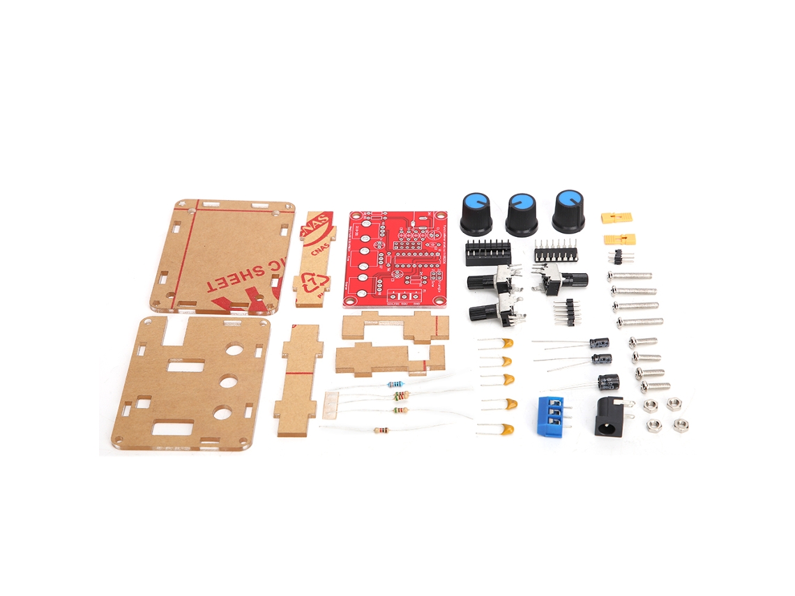 KIT GERADOR DE FUNÇÃO YURU, XR2206, alta precisão, ajustável, 1Hz a 1MHz, componentes, manual
