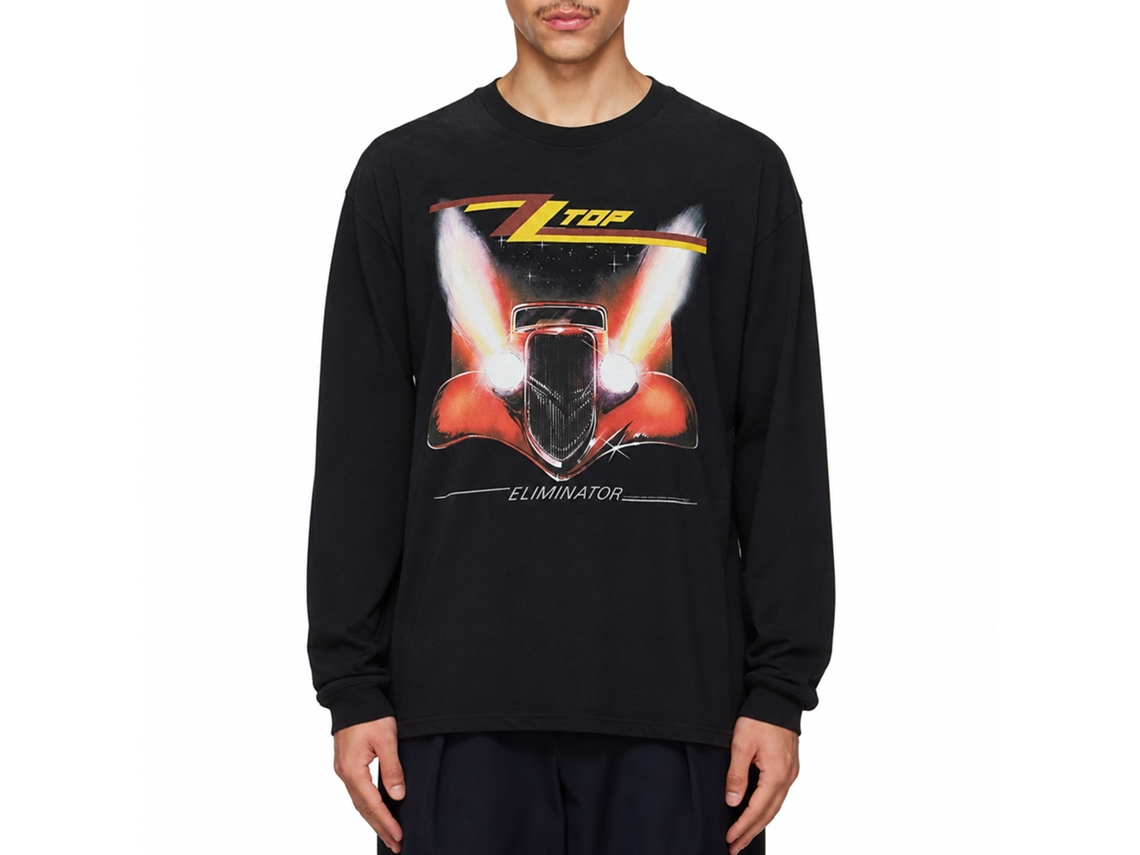 Zz Top Eliminator Long Sleeve T-shirt Unisex Adults Size:xxl