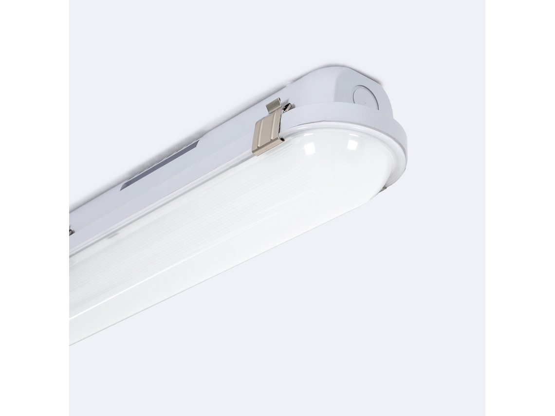 Armadura Hermética Led 120 Cm 36W com Luz de Emergência Ip65 Branco Neutro 4000K LEDKIA