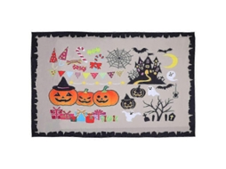 Toalha De Mesa Decorativa De Halloween. Ly Ebike