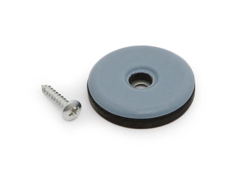 Deslizante ptfe ø38 gris c/torn (4u)