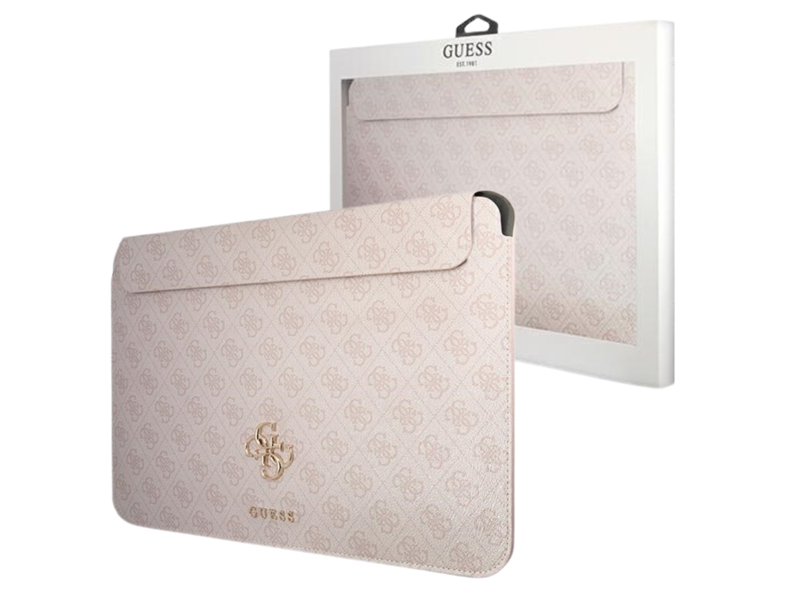 Capa protetora Guess para laptop de 13 polegadas, compatível com Apple Macbook 13 Pro, 12 e 14 polegadas, com logotipo.