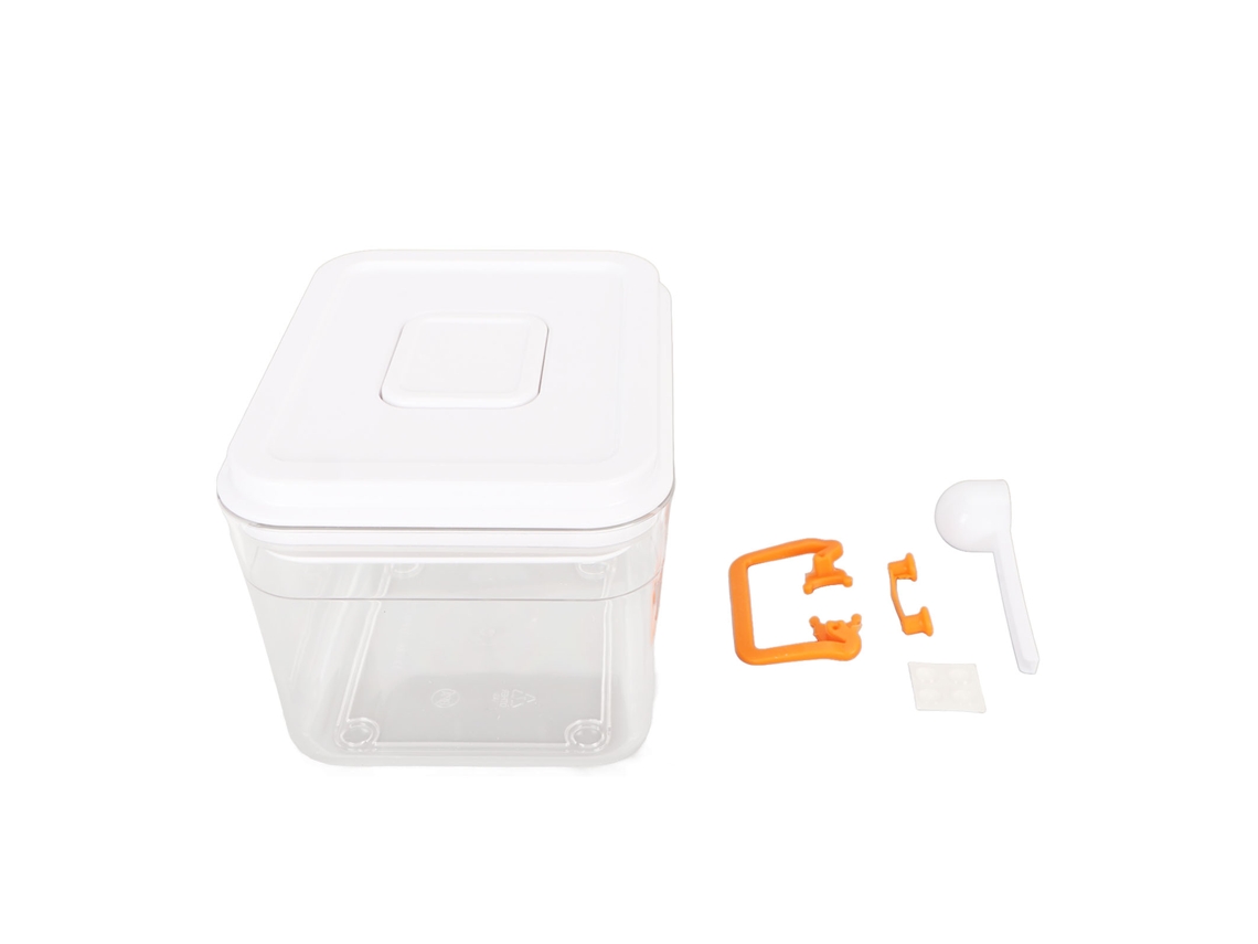 Recipiente Hermético de Armazenamento 1000ml com Tampa Push Transparente | S/MARCA