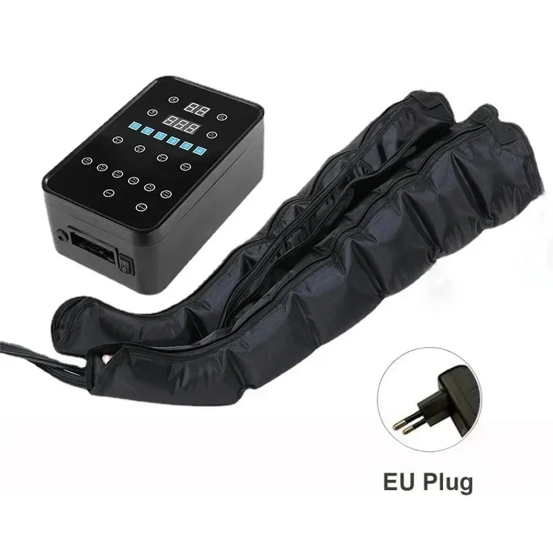 Sistema de Massagem Pneumática de 6 Câmaras, Bomba Compressora, Botas de Recuperação, Massageador para Pés e Pernas. MDUG