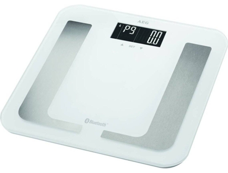 Balança de Diagnóstico Conectável AEG 5653 BT Branca ( Peso máximo 150 kg) — Peso máximo: 150 KG | Bluetooth | Digital