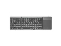 Teclado Bluetooth Sem Fio Dobrável Com Touchpad Nostalgia88