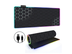 Mousepad Com 14 Modos De Iluminação Rgb E Base Antiderrapante Brilvibera (estilo 6, 4009003mm)