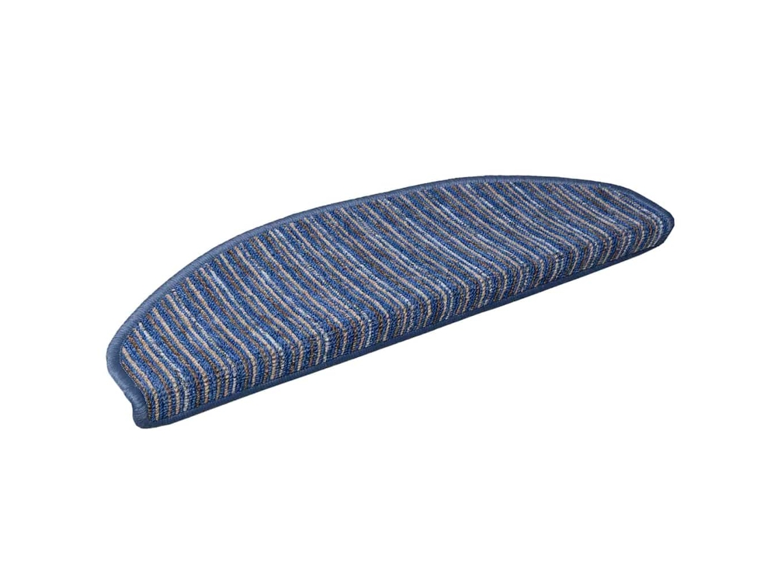 Conjunto 15 Degraus De Escada Vidaxl Azul Polipropileno (65 X 21 X 4 Cm)