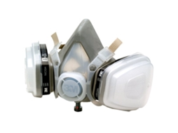 Conjunto de Respirador de Cartucho Duplo Orgânico P Vapor 95 Prateado M3M