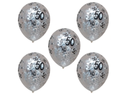 Laxiscreed Balões De Látex Para Aniversário De 30, 40 Ou 50 Anos - Pack De 5 Para Festa E Decoração De Casa