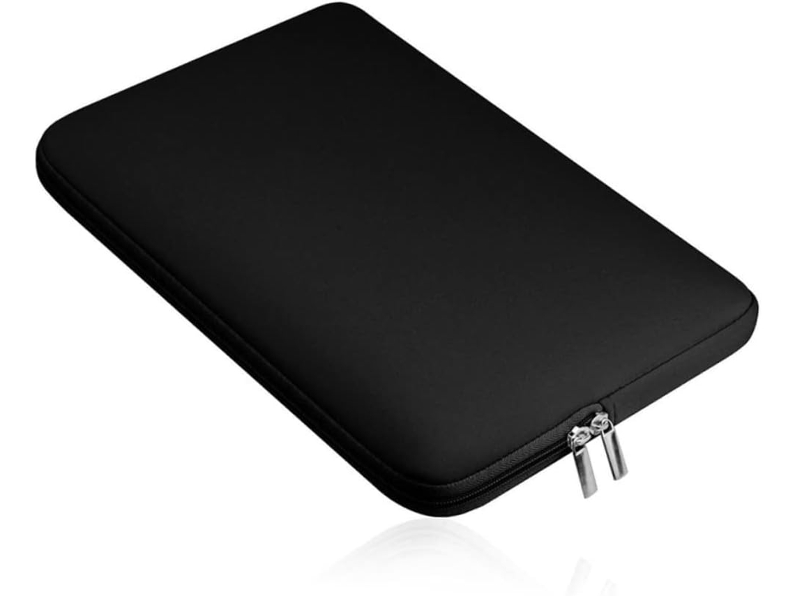 Capa De Neoprene Preta Para Laptops De 13 Polegadas