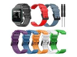 Correa De Silicona Para Garmin Approach S20 Pulsera De Reemplazo Ergonómica Resistente Y Cómoda Azul