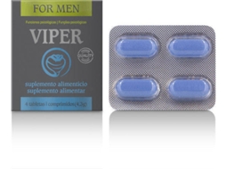Suplemento Alimentício COBECO Pharma Viper Potenciador Masculino (4 Cápsulas)
