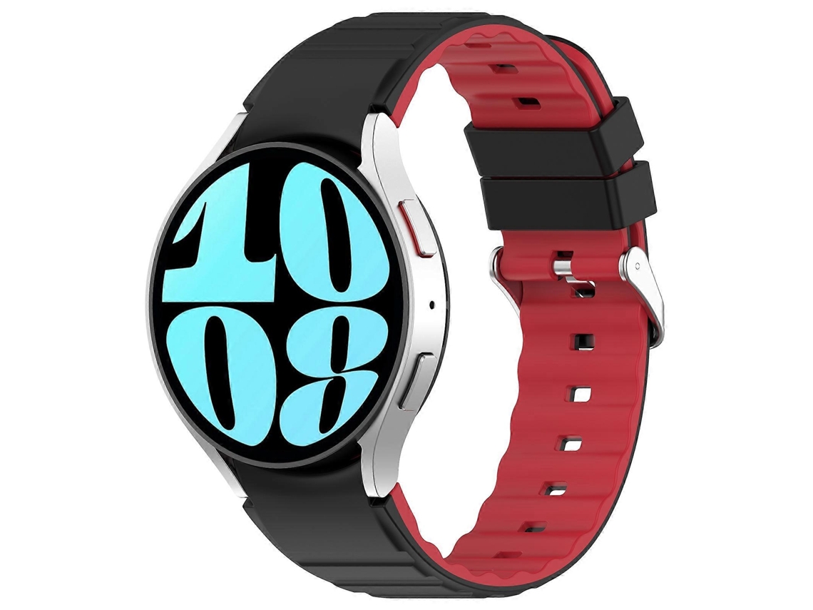 Pulseira De Silicone Horizontal Bicolor