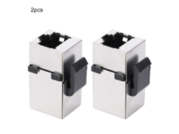 2pcs Módulo Shield Rj45 Cat6 com Conector de Cabo de Rede | S/MARCA