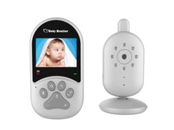 Intercomunicador Sem Fio para Bebê, Tela de 2,4 Polegadas, Áudio Bidirecional, Controle de Temperatura AQUAFORGE