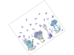 De Parede Floral Removível 30x90 Cm, Decoração De Parede Para Escritório Ou Quarto, Adesivo De Flor, Fácil De Aplicar E Gokoco
