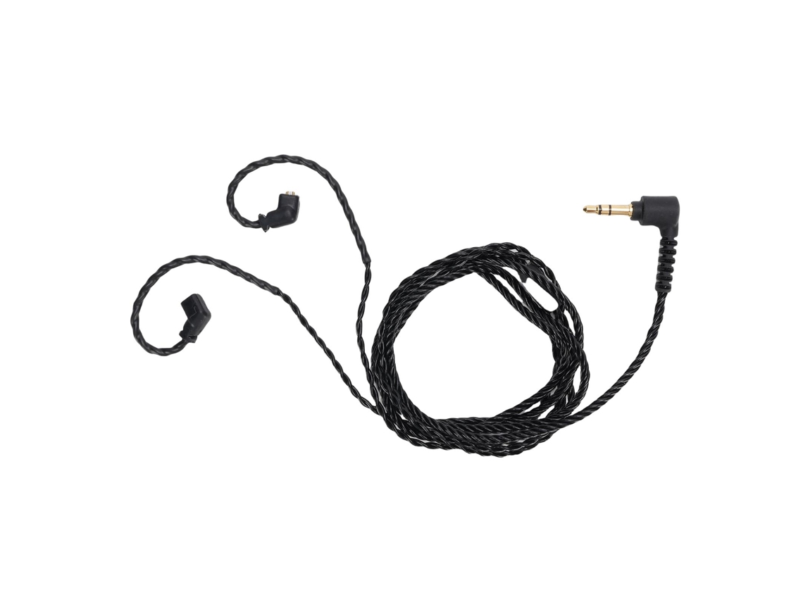 Cabo de fone IEM com cobre sem oxigênio 3.5mm para QDC EOOCOO