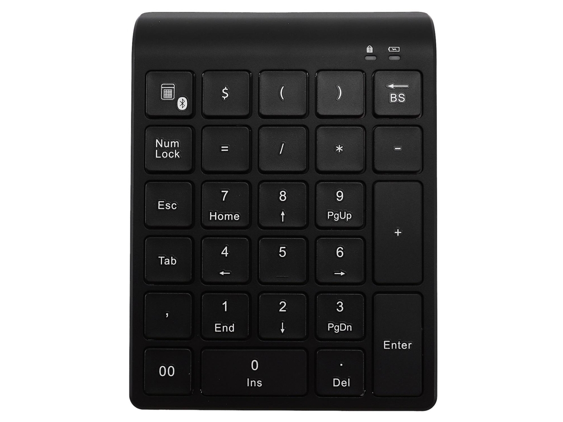 Mini Teclado Numérico Sem Fio Bluetooth De 27 Polegadas Com Mais Funções, Teclado Digital Para Pc. Everley891