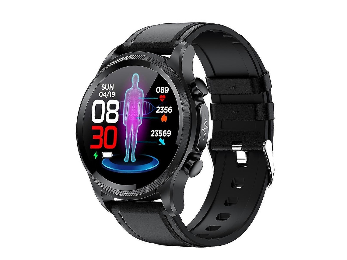 Pulseira Inteligente, Tela Redonda Hd 1.39 Polegadas, Pulseira De Pu, Resistente À Água Ip68