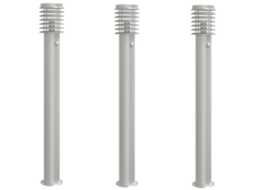 Outdoor Floor Lamp, Outdoor Floor Lamps Vidaxl Prateado Aço Inoxidável (n/a)