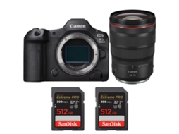 Eos R5 Mark Ii + Rf 24 70mm F/2.8 L Is Usm + 2 Sandisk 512gb Uhs ii 300mb/s + Ebook “20 Dicas para Fotos Que Impressionam” CANON