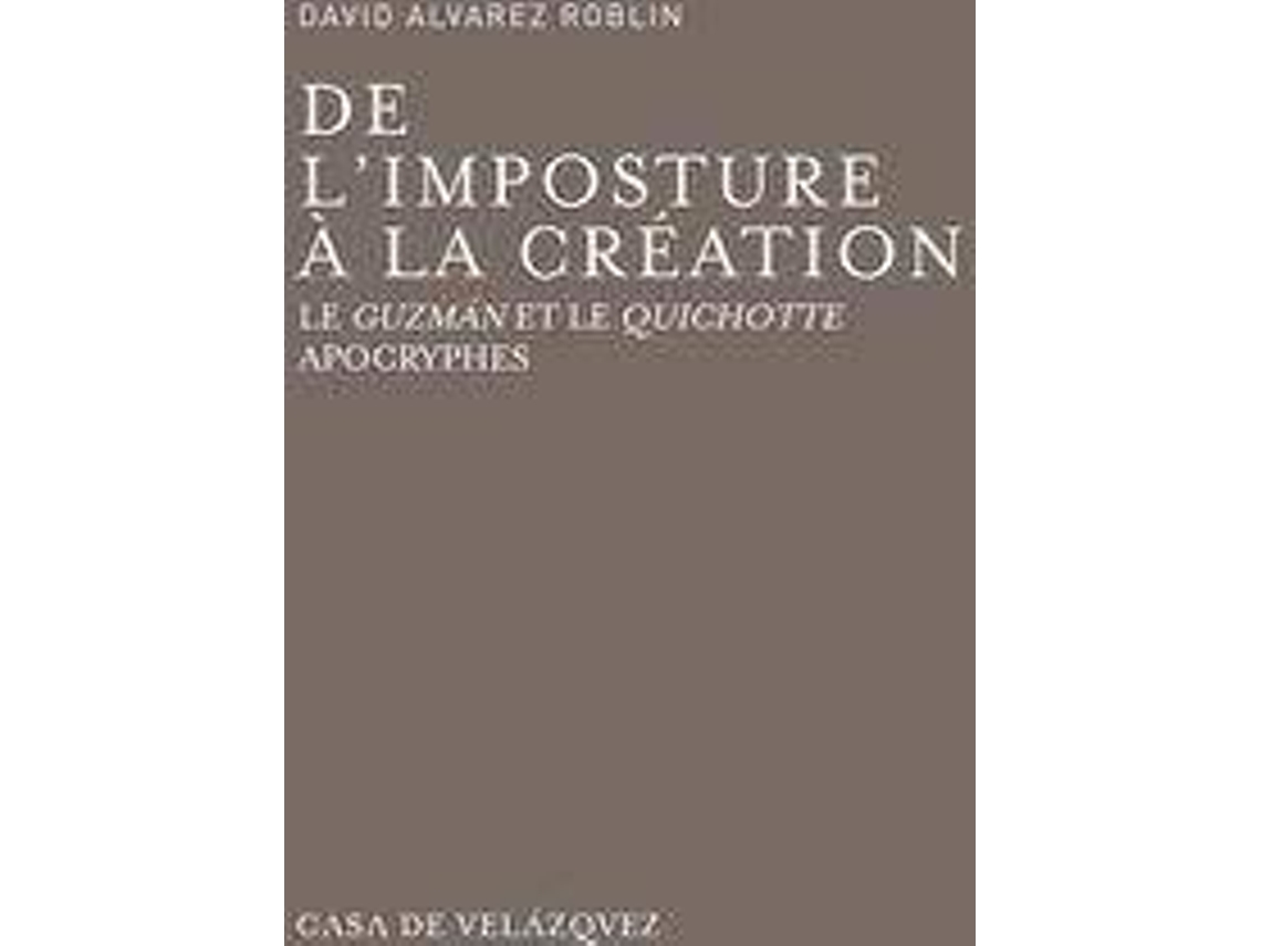 Livro De limposture à la création de Alvarez Roblin e David (Espanhol)