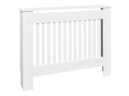 Radiator Cover Cabinet, Radiator Cover Cabinets Vidaxl Branco Mdf (112 X 19 X 81.5 Cm)