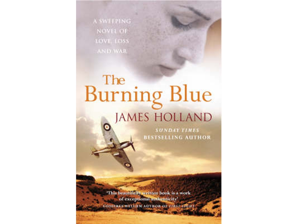 Livro The Burning Blue de James Holland (Inglês)