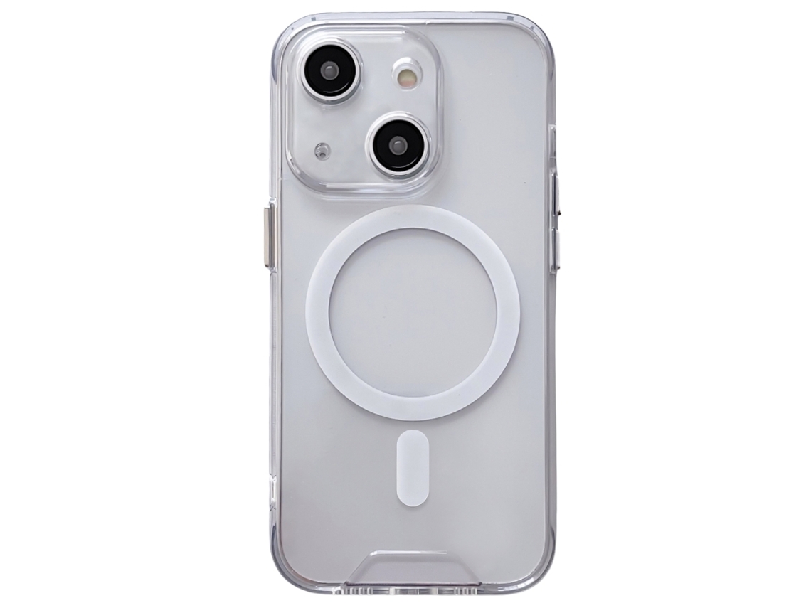 Capa Híbrida Tpu Acrílico Para Iphone 14 - Space - Magsafe